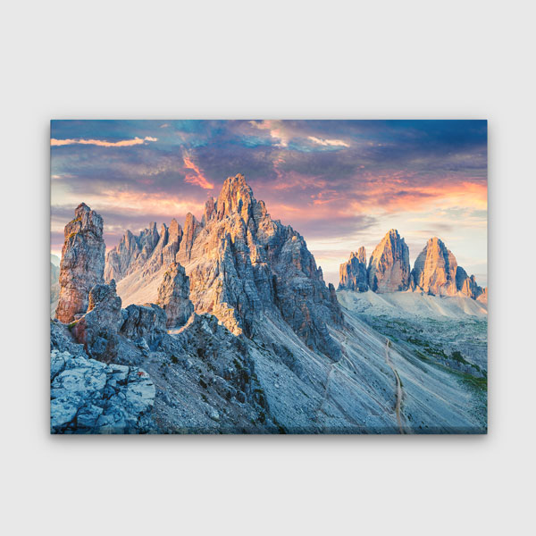 Dolomit Dağları Manzara Kanvas Tablo 13512