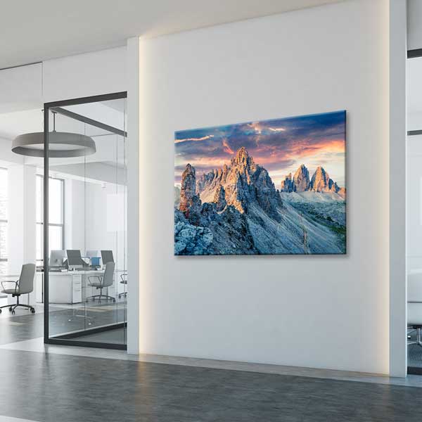 Dolomit Dağları Manzara Kanvas Tablo 13512