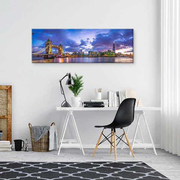 interior-wall-art-13873-02 Londra Tower Bridge Şehir Manzarası Kanvas Tablo 13873