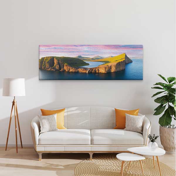 Faroe Adaları Manzarası Kanvas Duvar Tablosu 13912