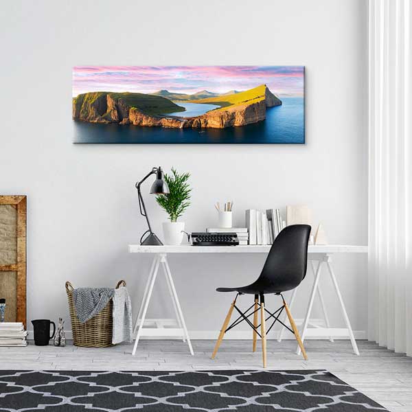 Faroe Adaları Manzarası Kanvas Duvar Tablosu 13912