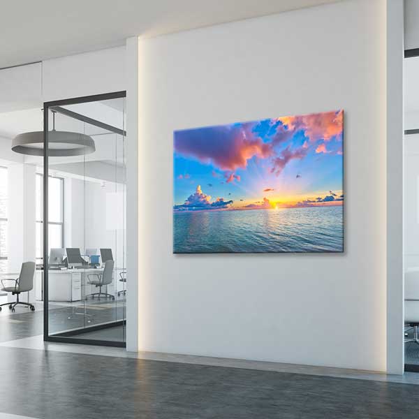 Gün Doğumu Deniz Manzarası Kanvas Tablo 13334