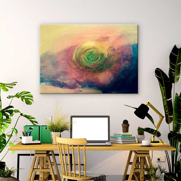 interior-wall-canvas-art-13303-01 Soyut Renk Dalgası Kanvas Tablo 13303