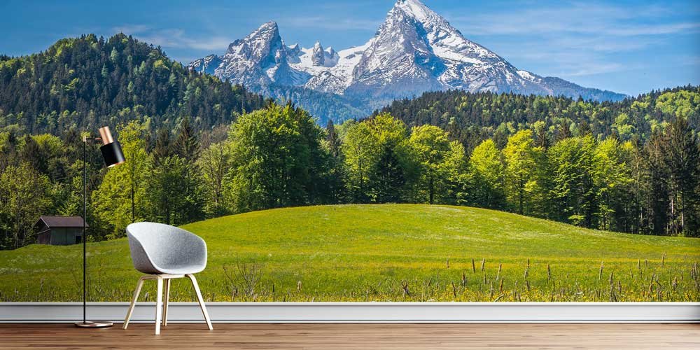 Yeşil Dağ Manzarası Duvar Kağıdı 12929