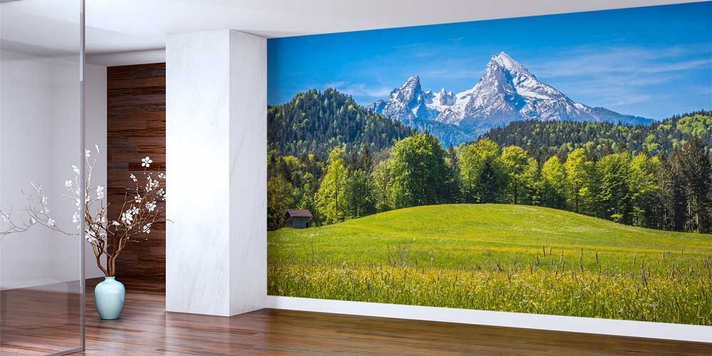 Yeşil Dağ Manzarası Duvar Kağıdı 12929