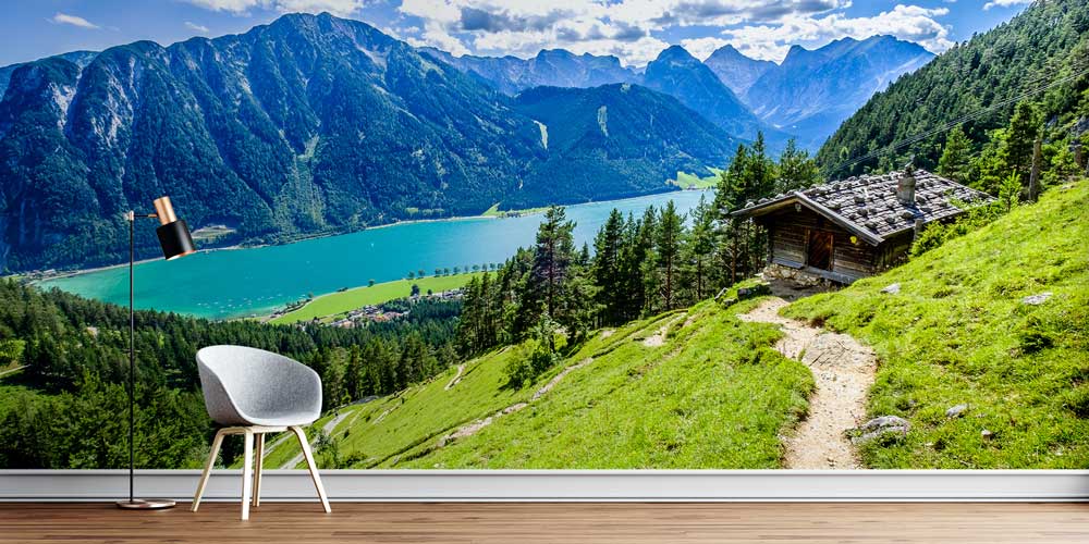 Dağ Gölü Manzarası Duvar Kağıdı 12967