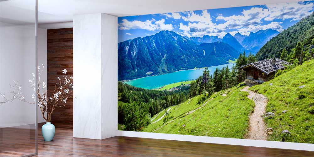 Dağ Gölü Manzarası Duvar Kağıdı 12967