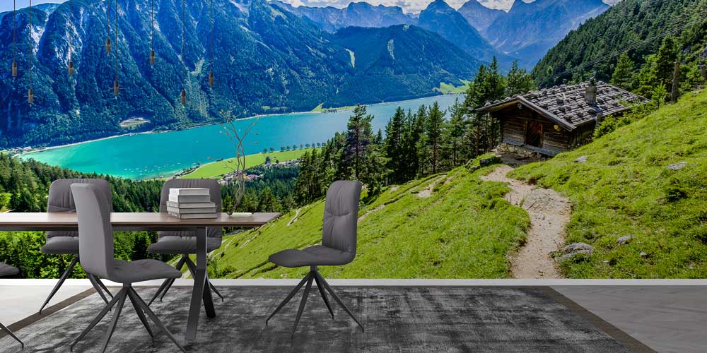 Dağ Gölü Manzarası Duvar Kağıdı 12967