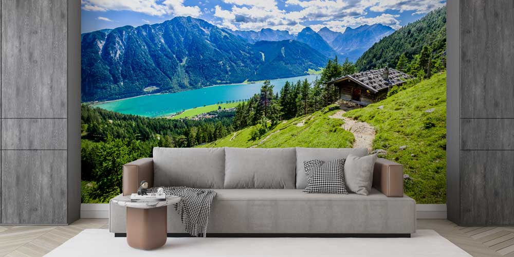 Dağ Gölü Manzarası Duvar Kağıdı 12967