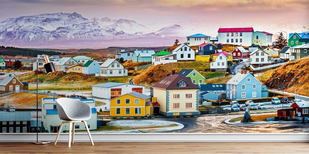 Renkli Avrupa Kasabası Duvar Kağıdı 12977