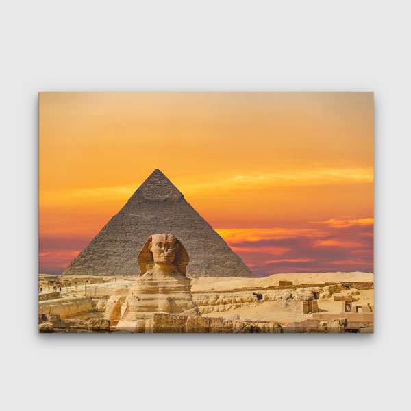 Mısır Piramitleri ve Sfenks Kanvas Tablo 13305