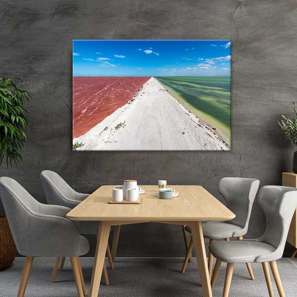 İki Renkli Deniz Manzarası Kanvas Tablo 13577