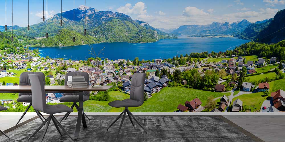 Dağ ve Göl Manzarası Duvar Kağıdı 12969