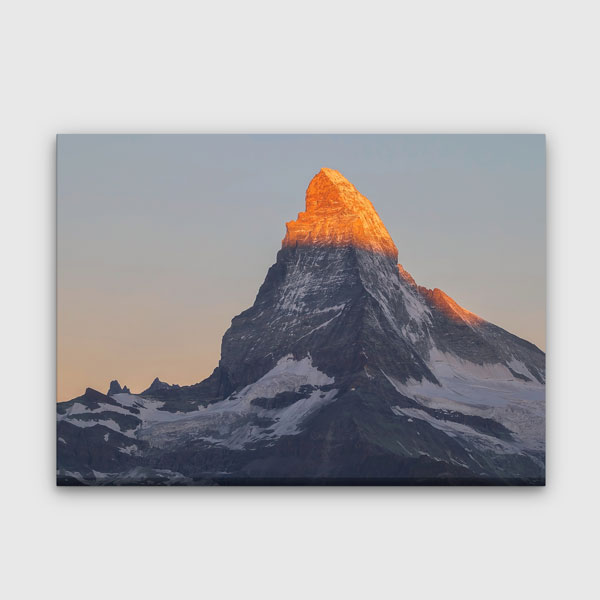 Matterhorn Zirvesi Günbatımı Kanvas Tablo 13418