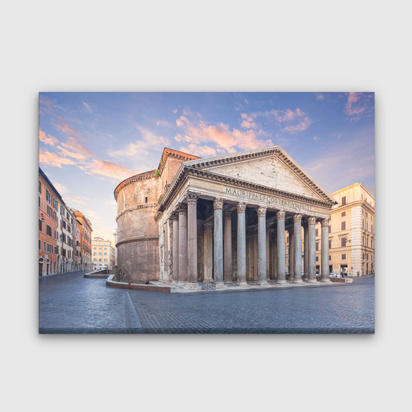 interior-wall-design-13430-00 Roma Pantheon Manzarası Kanvas Tablo 13430