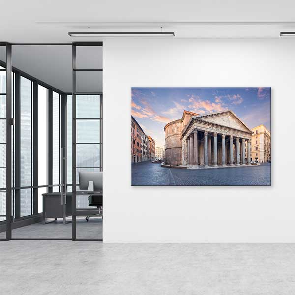 interior-wall-design-13430-04 Roma Pantheon Manzarası Kanvas Tablo 13430