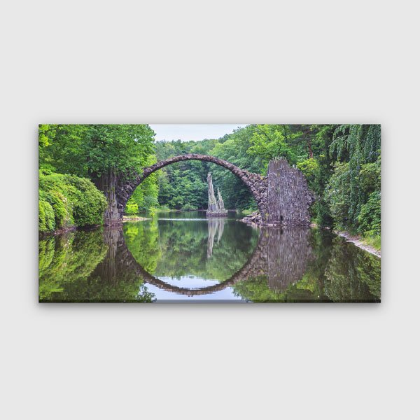 interior-wall-design-13685-00 Rakotzbrücke Köprüsü Doğa Manzarası Kanvas Tablo – 13685