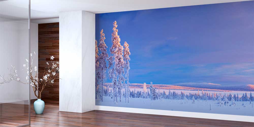 Karlı Orman Duvar Kağıdı 12951