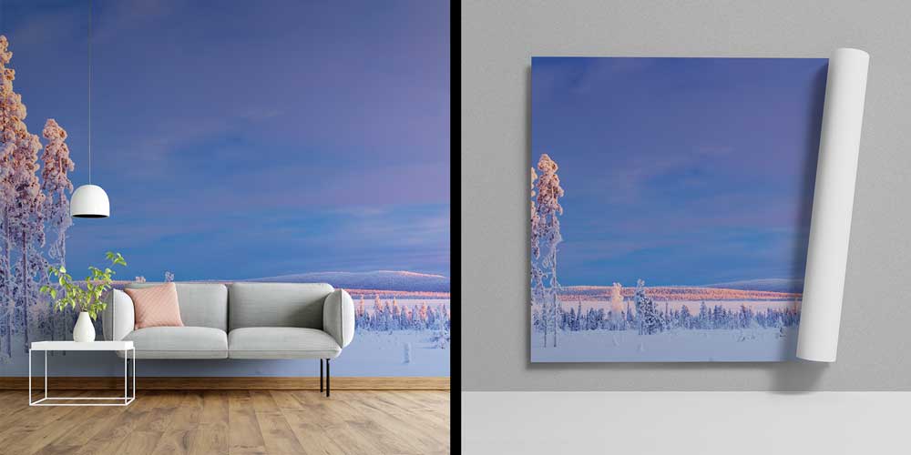 Karlı Orman Duvar Kağıdı 12951