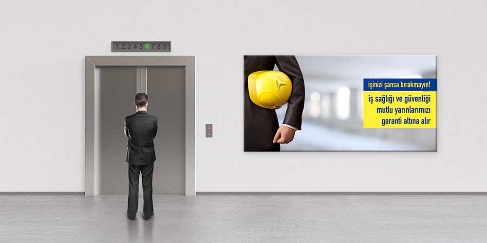 İş Güvenliği Şansa Bırakmayın Duvar Afişi – 12701