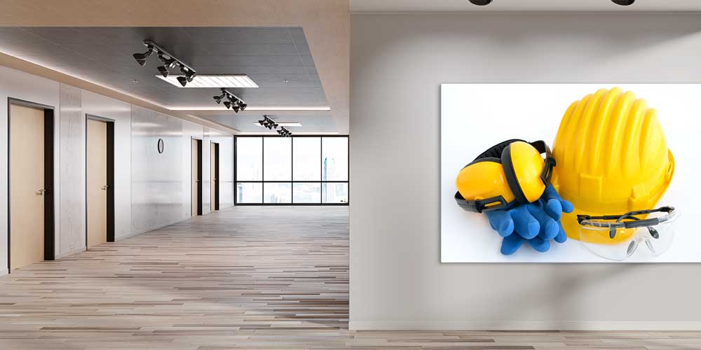 is-guvenligi-duvar-dekor-12708-03 İş Güvenliği Duvar Dekoru - Büyük Kaza Yoktur, Büyük İhmal Vardır – 12708