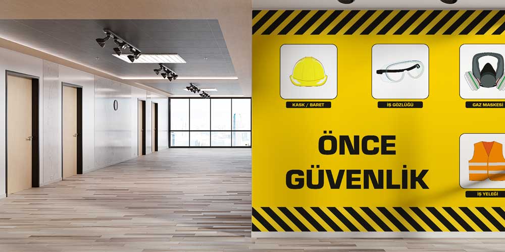 is-guvenligi-duvar-dekoru-12718-02 Önce Güvenlik İş Güvenliği Duvar Kağıdı 12718