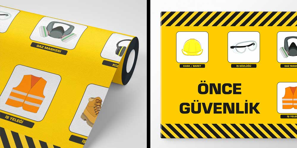 is-guvenligi-duvar-dekoru-12718-04 Önce Güvenlik İş Güvenliği Duvar Kağıdı 12718