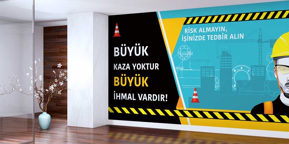 Büyük Kaza Yoktur Büyük İhmal Vardır İş Güvenliği Duvar Kağıdı 12720