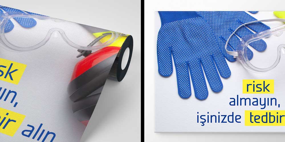 Risk Almayın İşinizde Tedbir Alın İş Güvenliği Duvar Kağıdı 12725