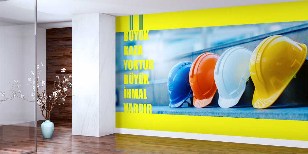 Büyük Kaza Yoktur Büyük İhmal Vardır İş Güvenliği Duvar Kağıdı 12734