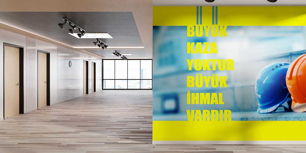 Büyük Kaza Yoktur Büyük İhmal Vardır İş Güvenliği Duvar Kağıdı 12734