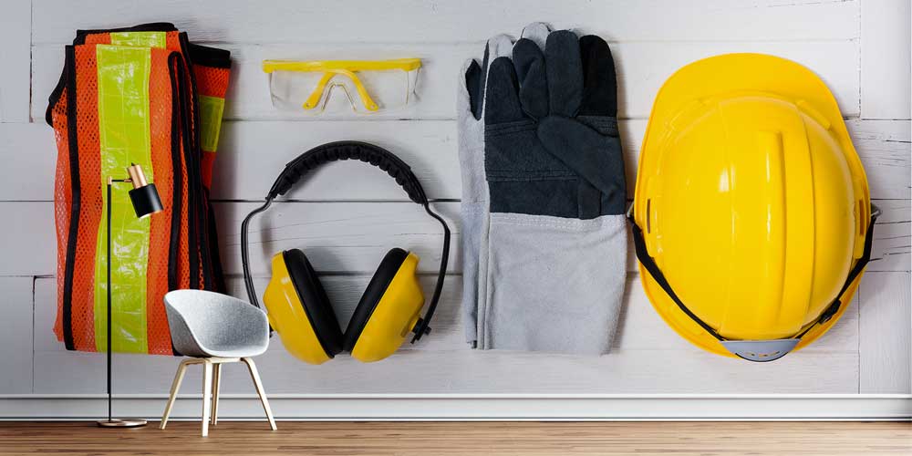 is-guvenligi-duvar-kagidi-12742-00 İş Güvenliği Duvar Kağıdı - Koruyucu Ekipman ve Uyarı Tasarımı 12742