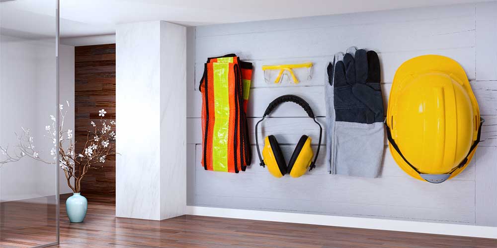 İş Güvenliği Duvar Kağıdı - Koruyucu Ekipman ve Uyarı Tasarımı 12742