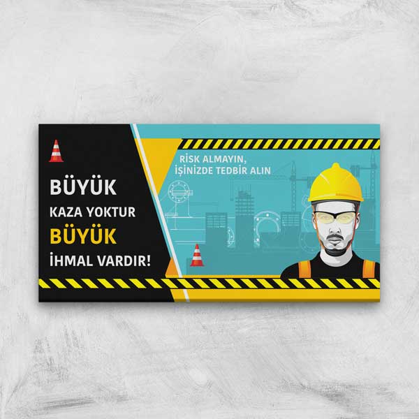 İş Güvenliği Öncelikli Çalışma Alanı Duvar Levhası – 12746