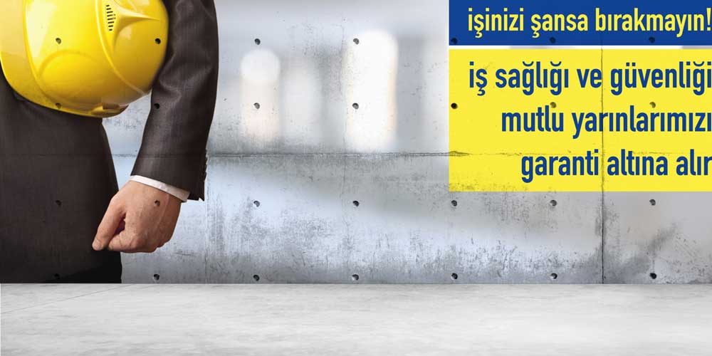 İşinizi Şansa Bırakmayın İş Güvenliği Duvar Kağıdı 12726