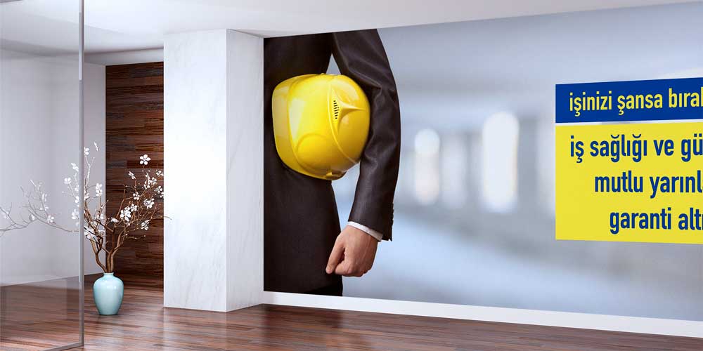 İşinizi Şansa Bırakmayın İş Güvenliği Duvar Kağıdı 12726