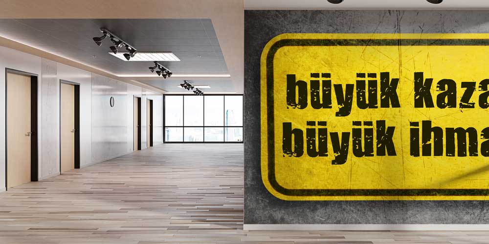 Büyük Kaza Yoktur Büyük İhmal Vardır İş Güvenliği Duvar Kağıdı 12730