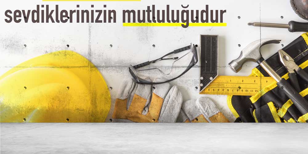 Sizin Güvenliğiniz Sevdiklerinizin Mutluluğudur İş Güvenliği Duvar Kağıdı 12731