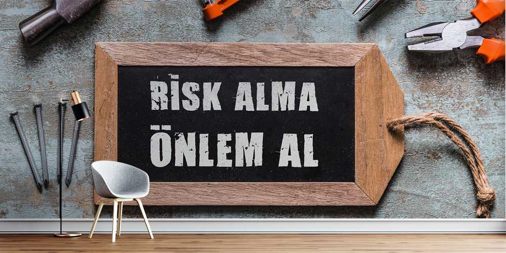 İş Güvenliği Duvar Panosu - Güvende Kal Tasarım 12740