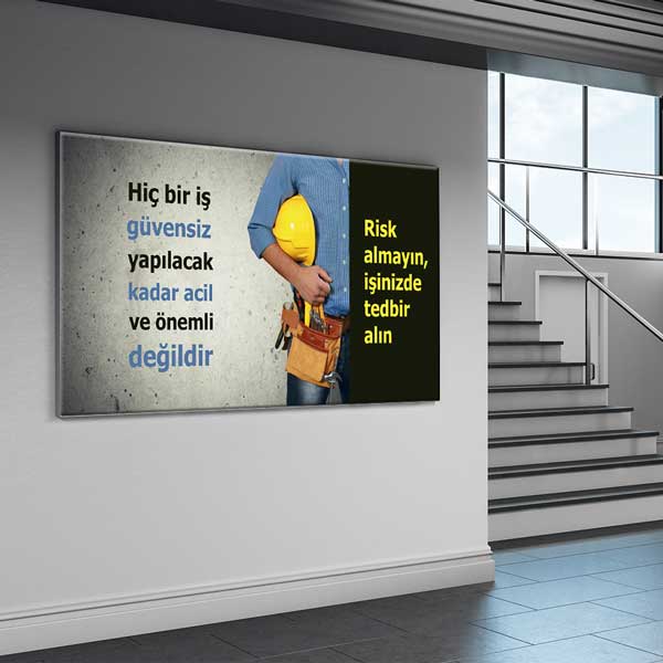is-guvenligi-duvar-panosu-12750-03 İş Güvenliği Tedbir ve Güvenli Çalışma Duvar Panosu – 12750
