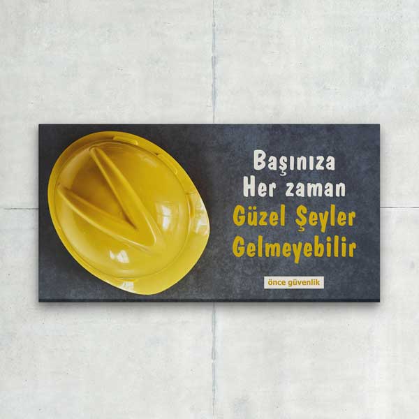 is-guvenligi-duvar-sanati-12748-00 İş Güvenliği Önce Güvenlik Kanvas Tablo – 12748