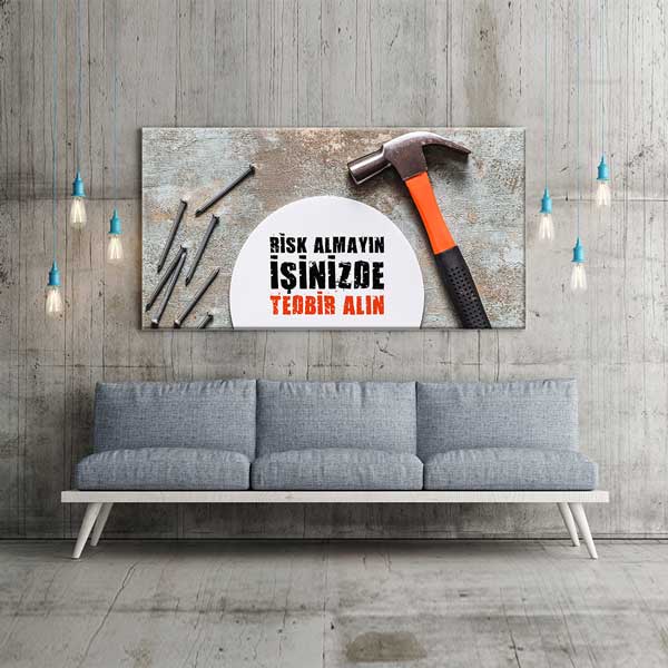 is-guvenligi-duvar-tablolari-12765-01 Risk Almayın İşinizde Tedbir Alın İş Güvenliği Duvar Tablosu – 12765