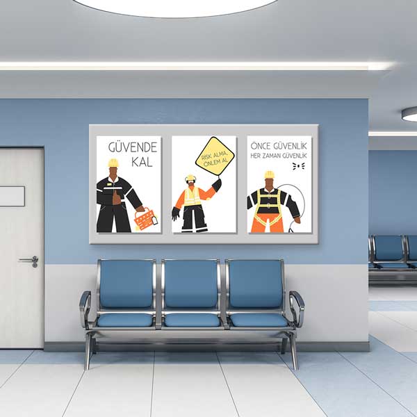 is-guvenligi-duvar-tablosu-12764-02 Güvende Kal Risk Alma Önlem Al İş Güvenliği Duvar Tablosu – 12764