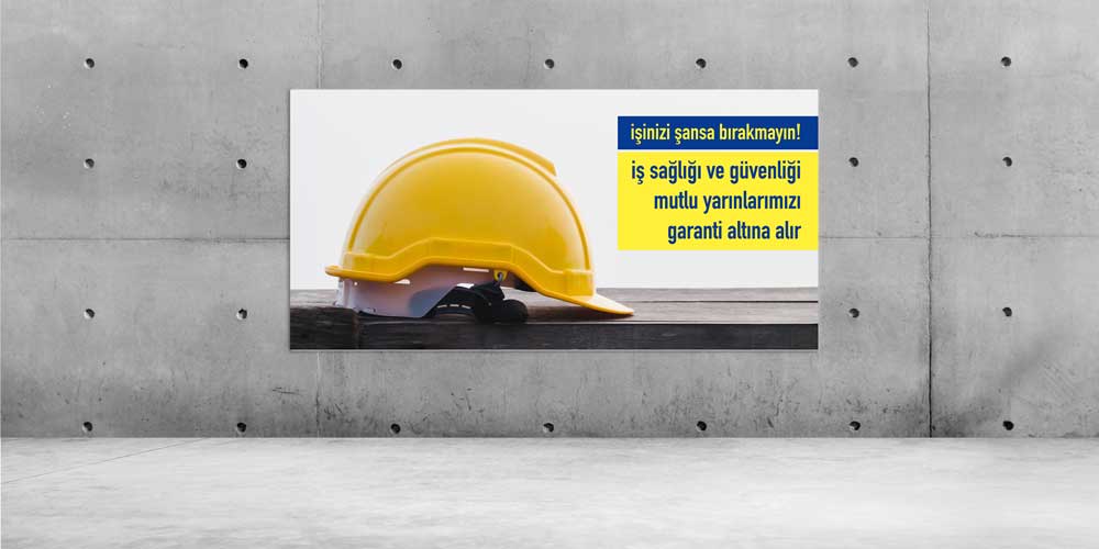 is-guvenligi-levhalar-12702-00 İş Güvenliği Duvar Afişi – Güvenli Çalışma İçin Büyük Ebatlı Dekor – 12702