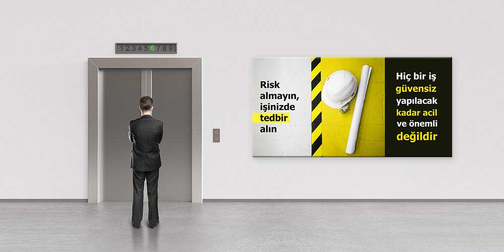 İş Güvenliği Temalı Büyük Ebatlı Duvar Dekoru – 12698