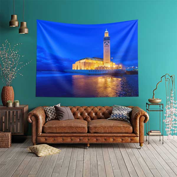 Hassan II Camii Casablanca Duvar Örtüsü 10539