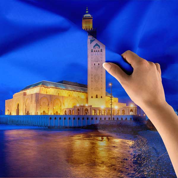 Hassan II Camii Casablanca Duvar Örtüsü 10539