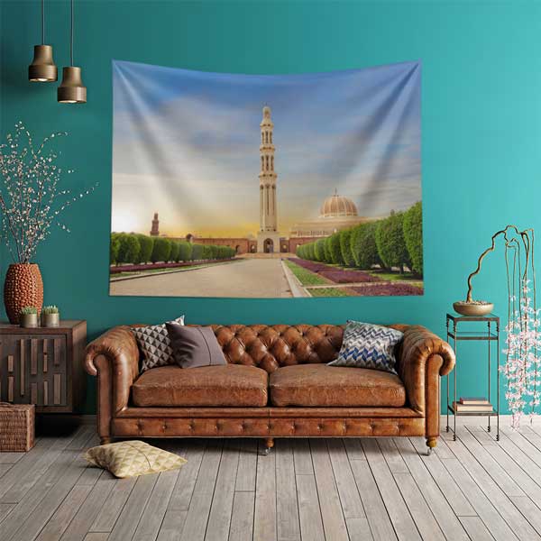 Sultan Qaboos Ulu Camii Duvar Örtüsü 10557