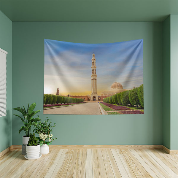 Sultan Qaboos Ulu Camii Duvar Örtüsü 10557