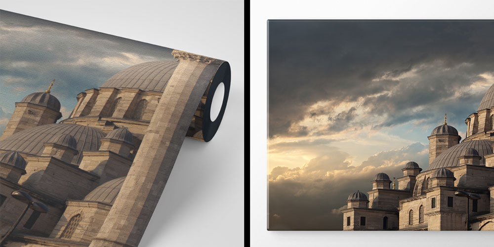 islam-cami-duvar-kagidi-6172-04 Türkiye Camileri Duvar Kağıdı - Büyük Ebatlı İslami Duvar Kaplaması 6172